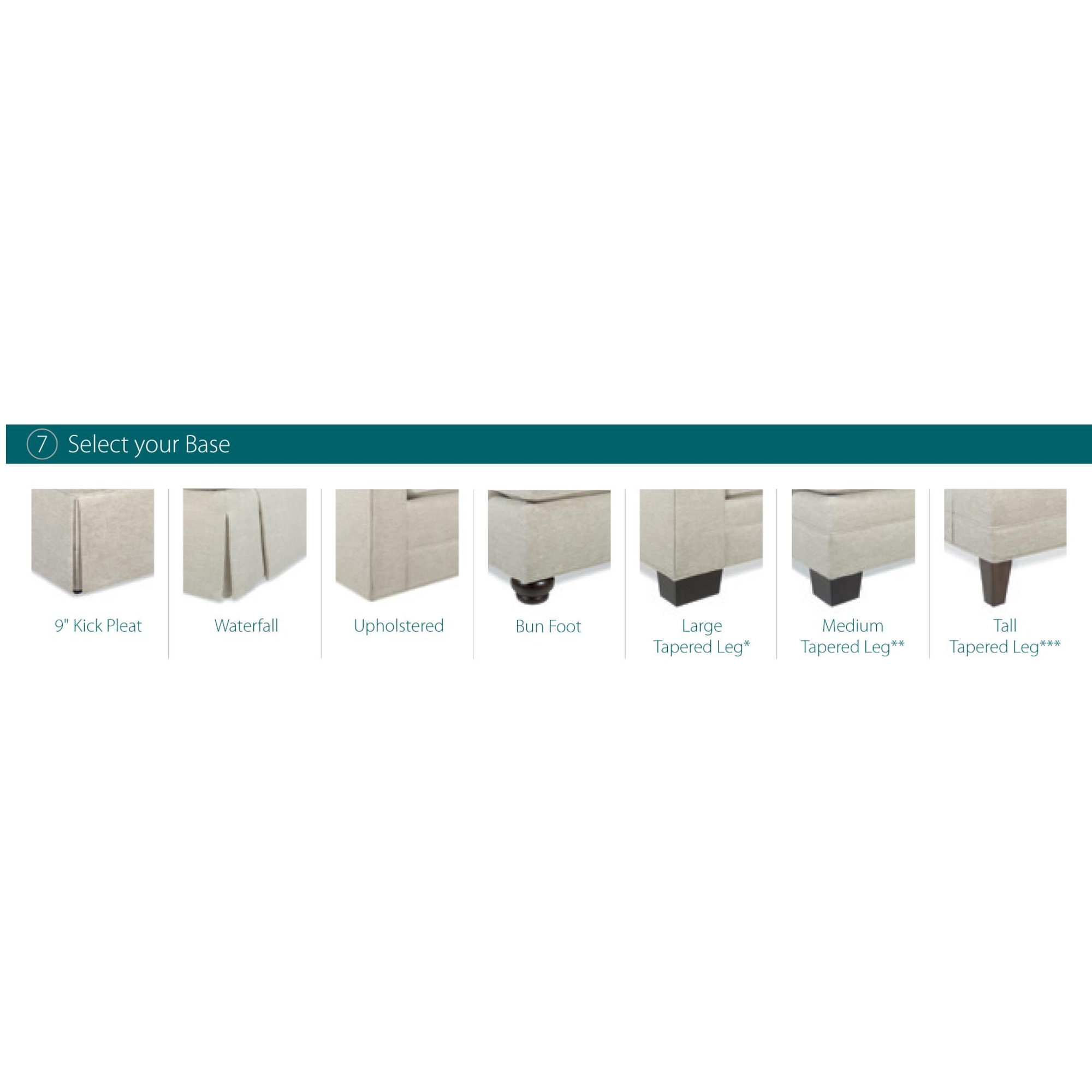 Lexington Personal Design Series 630033 Bristol Customizable Sofa